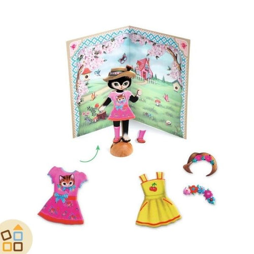 Stickers Riposizionabili, Gattine da Vestire