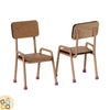 Tavolo con Sedie in Legno, Topini
