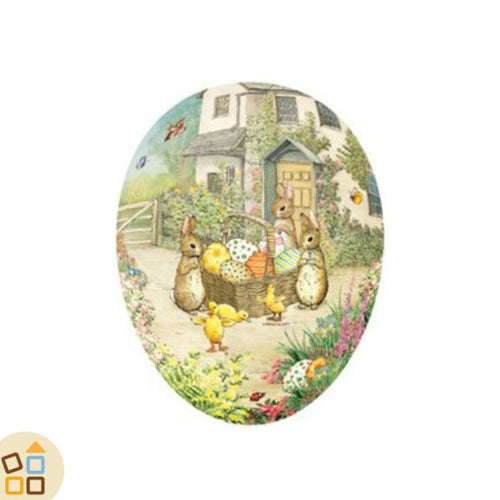 Uova di Pasqua, Coniglietti e Uova (25 cm)