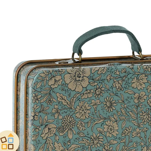 Valigia in Metallo, Blossom Blue