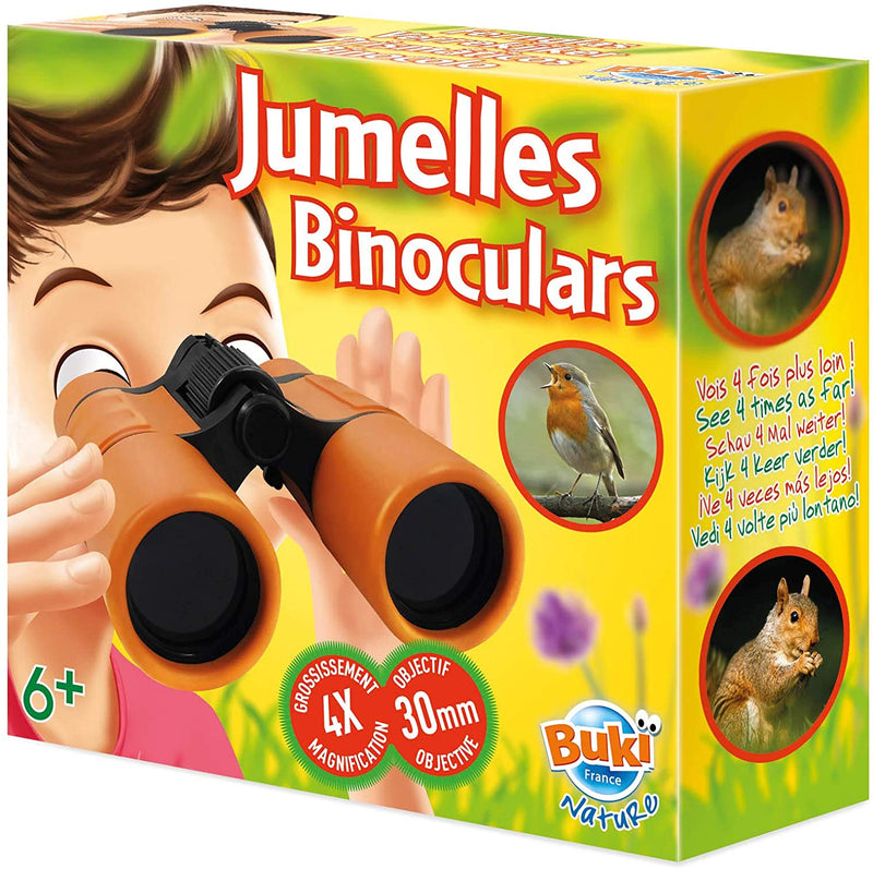 Binocolo Per Bambini Scotamalone 4x30 – Antiurto, Leggero, Educativo Per Safari E Campeggio – Regalo 3-12 Anni