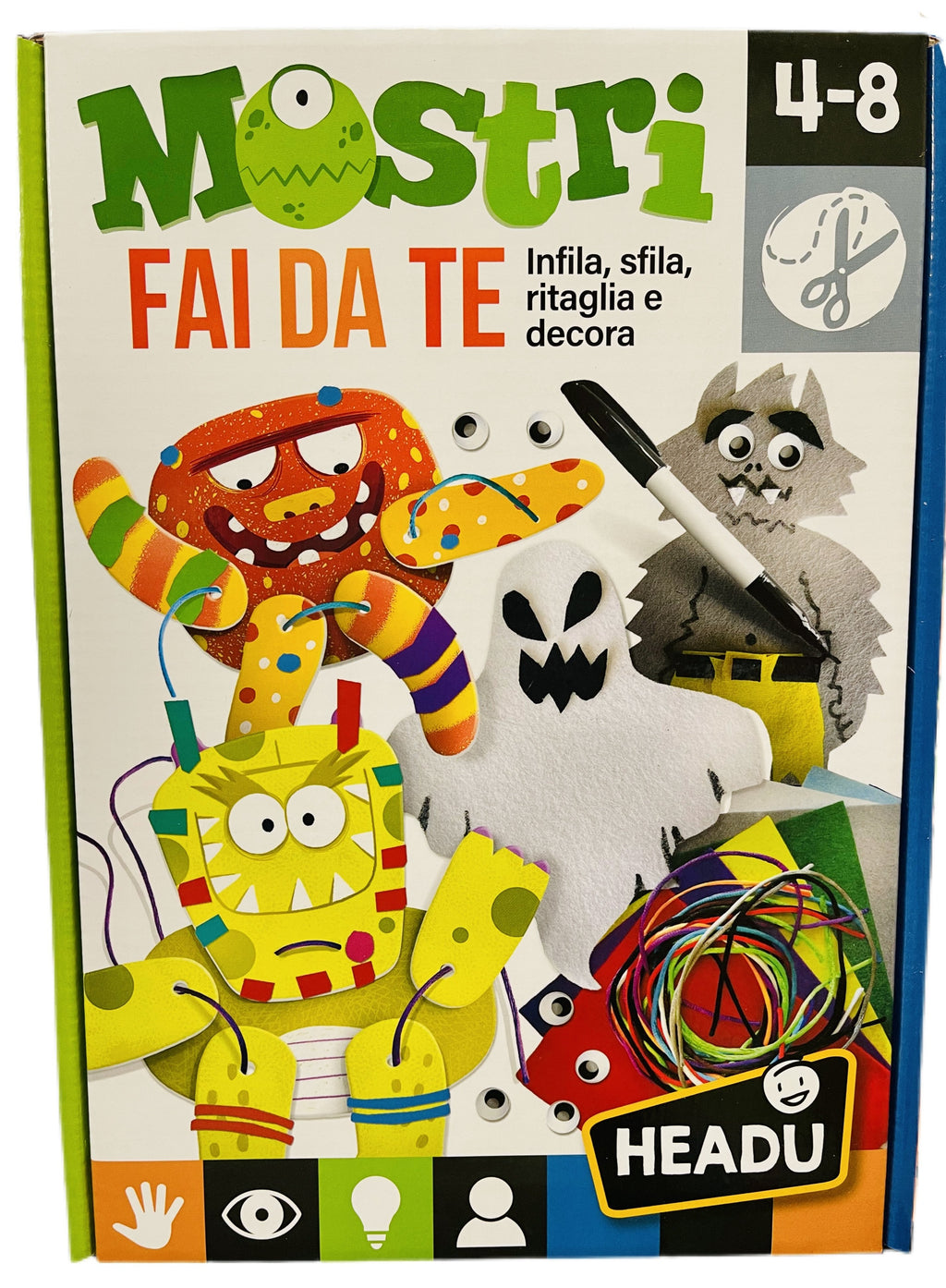 IT29327-HEADU-mostri-fai-da-te-infila-sfila-ritaglia-decora-bambini-gioco-creativo-centro-gioco-educativo-cgedu 1