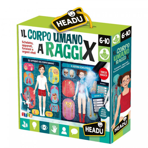 Headu, Puzzle - Il corpo umano ai Raggi X, , Giochi di Società