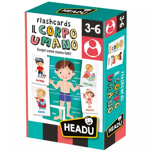 Headu, Puzzle - Il corpo umano - Flashcards, , Giochi di Società
