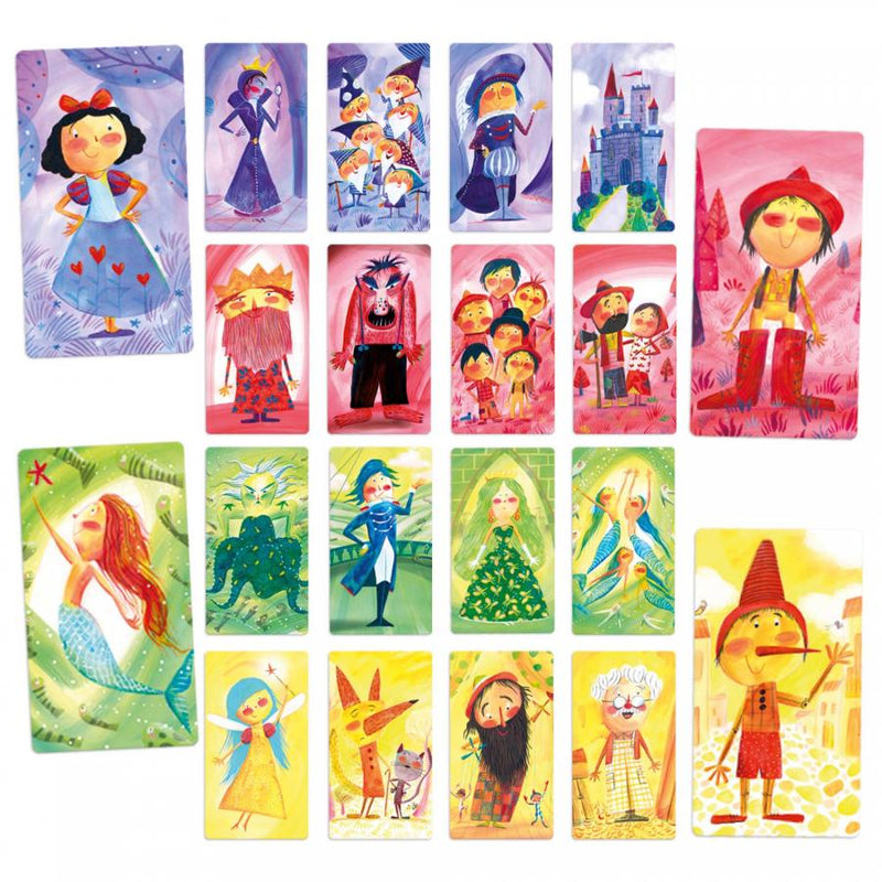 Biancaneve, Pollicino, Sirenetta, Pinocchio - Carte Racconta Favole - Flashcards Giochi di Società Headu MU25367-JPG-2.jpg