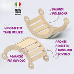 Arco Montessori in Legno - Balance & Bridge - Fatto a Mano in Italia