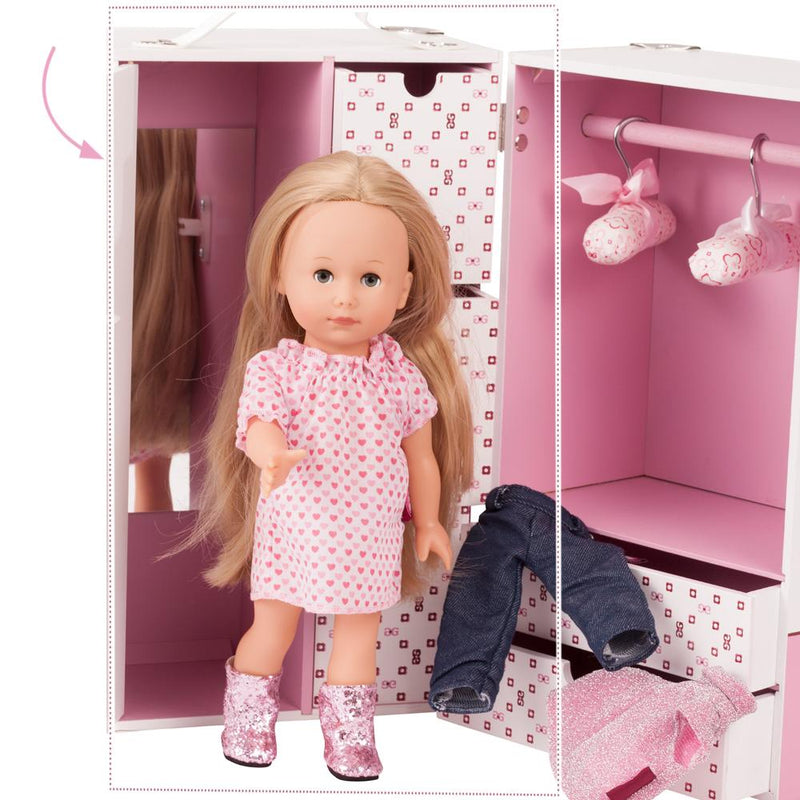Guardaroba a scatola per vestiti bambole - Idea Regalo (+3 anni
