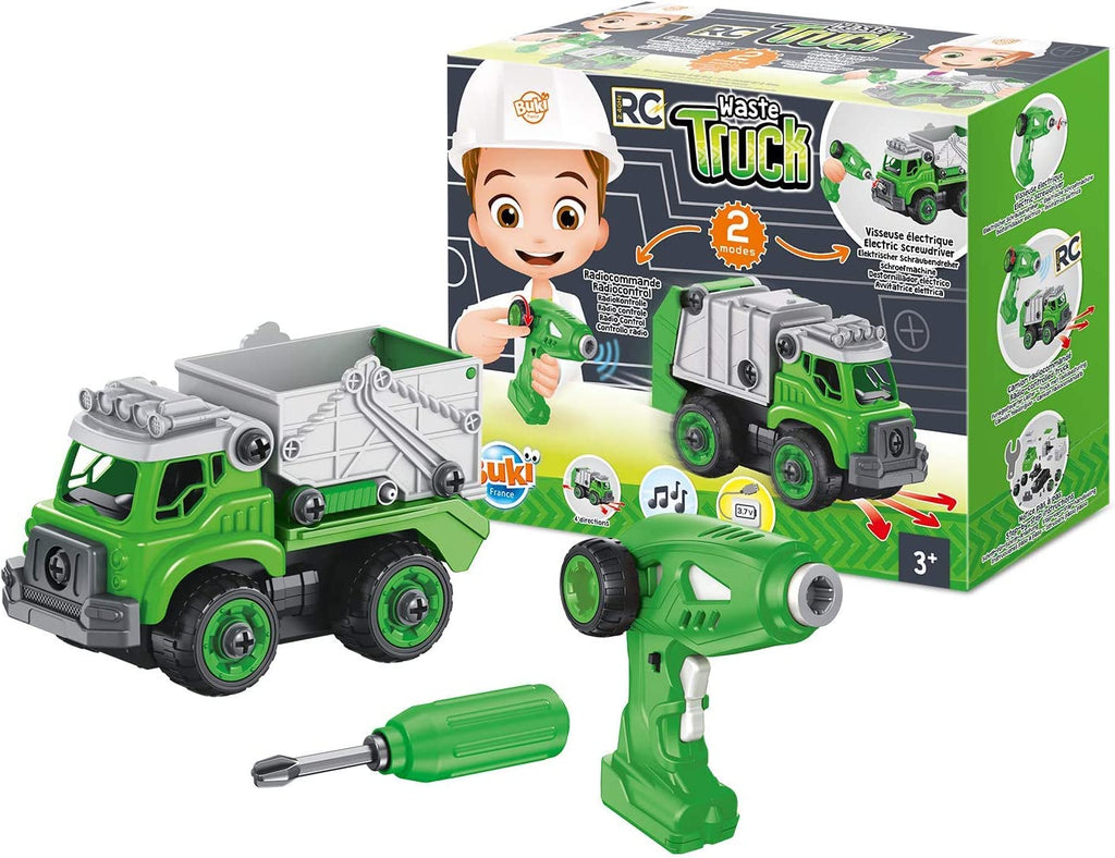 camion-spazzatura-da-assemblare-smontare-avvitatore-radiocomandato-telecomando-bambini-3-4-5-anni-verde-9021-buki-regalo-negozio-giocattoli-toys-genova-centro-gioco-educativo-cgedu2