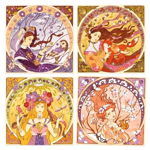 Colora con i Glitter - inspired by Alfons Mucha