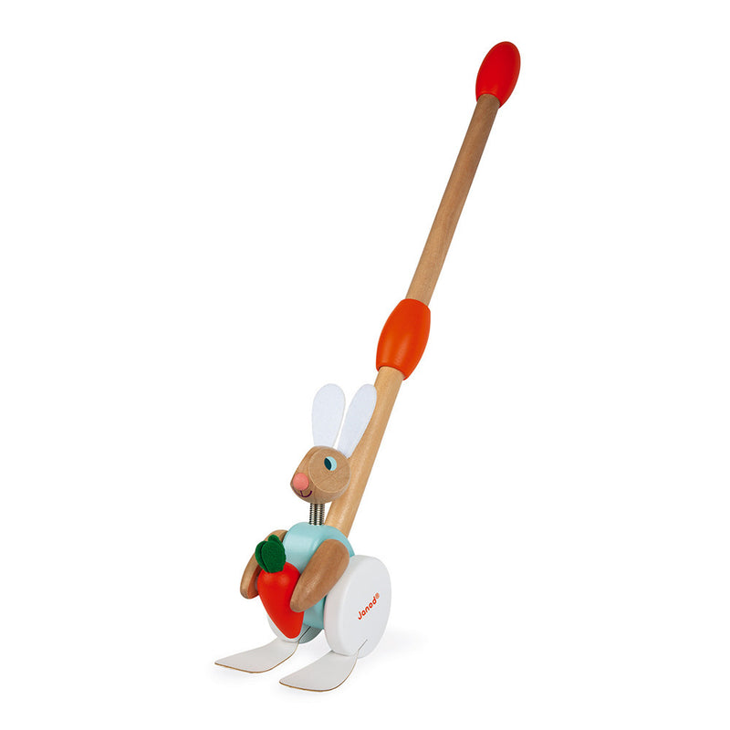 Janod, Coniglio "Lapin" da Spingere in legno, , Giochi Senso-Motori