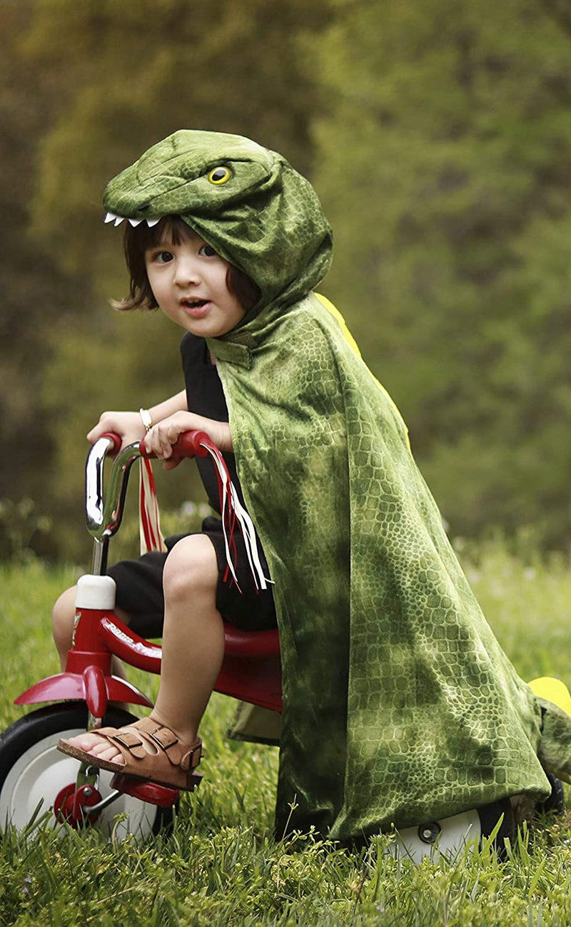 Costume da Dinosauro - Pratico Mantello con Cappuccio