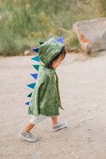 Costume Mantella da Drago Verde e Blu (1-3 anni)