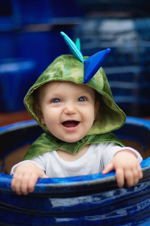 Costume Mantella da Drago Verde e Blu (1-3 anni)