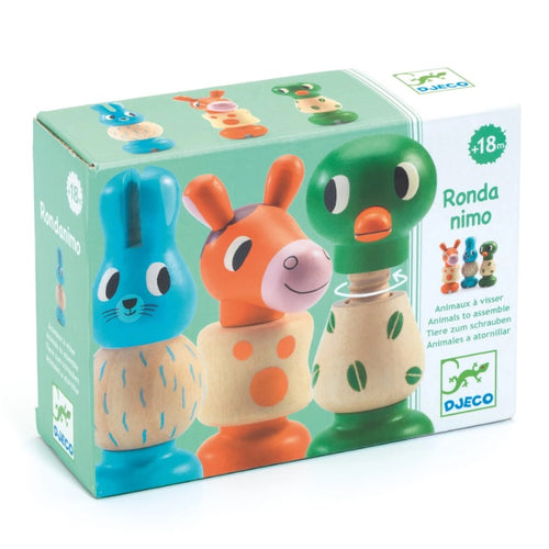 Rondanimo, Animali in legno da assemblare e svitare