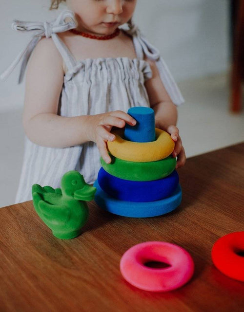 Torre Impilabile ad Anelli Colorati - in morbida gomma