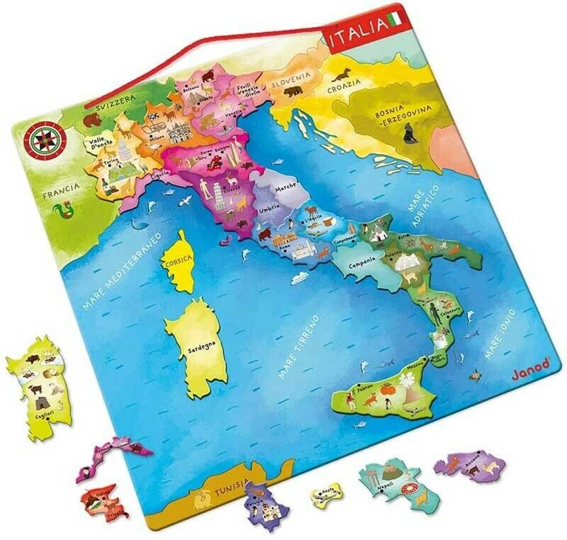 Puzzle Italia Magnetico