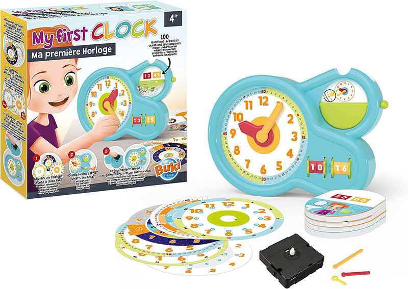 Orologio Educativo Bambini in Pelle Nera Orologio Educativo Bambini in Pelle Nera
