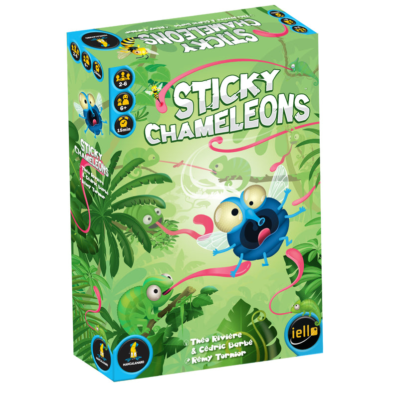 Sticky Chameleons - Gioco di società con vere lingue appiccicose