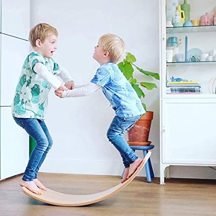 Kikkerland – Gioco Da Tavolo In Legno 'Balance The Baker' (Bilancia Il Panettiere)
