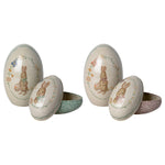 Uova di Pasqua con Teneri Coniglietti (set da 2 pezzi)