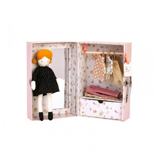Valigetta armadio con bambola - Les Parisiennes